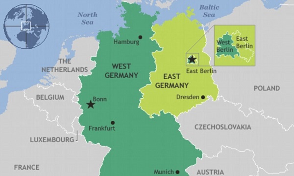Map of German